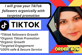 grow your tiktok followers organically with targeted promotion