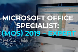 be your expert in ms office excel, word, powerpoint