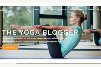 build squarespace personal training website gym fitness website or yoga website