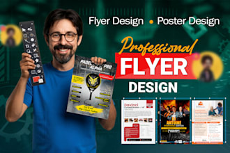 do amazing, luxury, event, business flyer design or poster