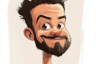 make big head caricature from you