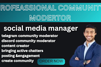 be your telegram community moderator or manager for memecoin