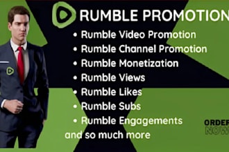 do organic rumble video promotion for your channel growth