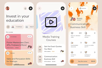 build educational app, kids learning app, school app, online course app