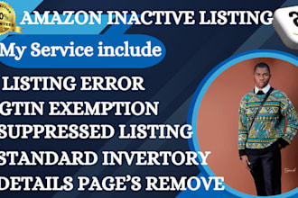 resolve suppressed, inactive listings and fix fba stranded inventory
