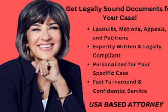 draft court pleadings such as complaints and motions