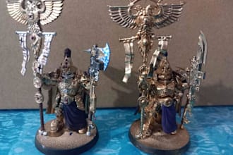 do warhammer 40k 3d miniature warhammer painting dnd, sigmar, tabletop game