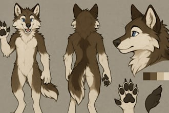 draw furry nsfw character design anime furry art fursona character art fan art