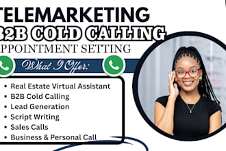 b2b cold calling telemarketing real estate virtual assistant appointment setter
