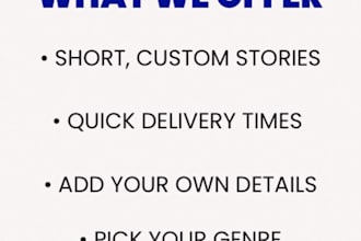 create a personalised short story for you