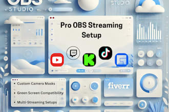set up or fix an obs streaming or recording workflow for you