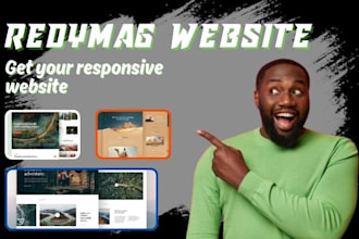 build a custom readymag tilda carrd wix payhip websites