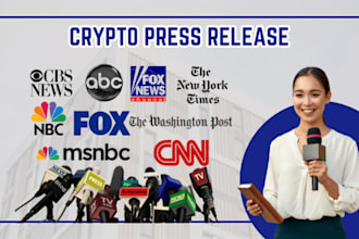 write crypto press release, distribute crypto press release, nft press release