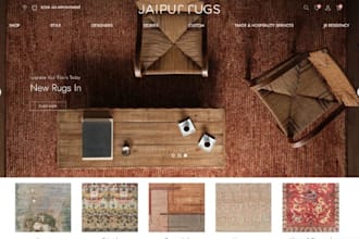 design rug shopify door mat store home accessories website interior decoration