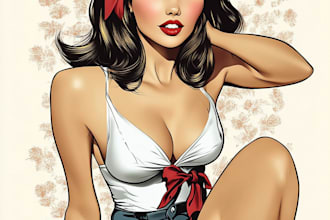 do your custom character or fan art in sfw or nsfw anime art