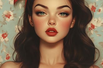 do you sexy cartoon pinup girl