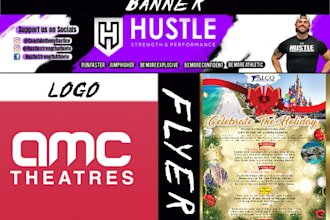 design amazing banner, flyer, logo, fb ads and cover photo