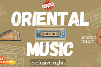 compose a oriental music or arabic beat for you