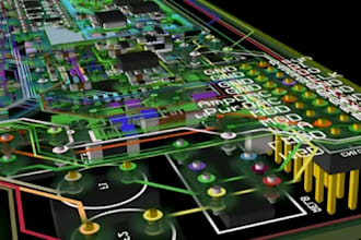 design professional pcb design using kicab, eaglecab, altium, easyeda