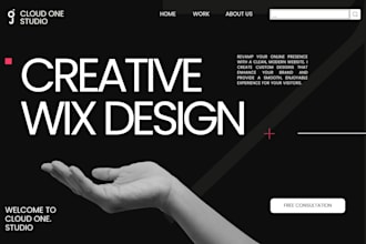 design or redesign wix and wix studio websites
