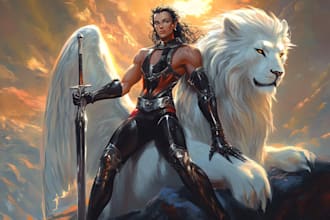 do a dnd, fantasy character and monster concept art