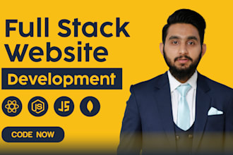 develop mern stack website as a full stack developer