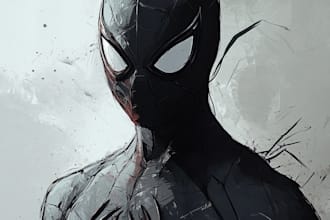 create comic book art and comic book illustration