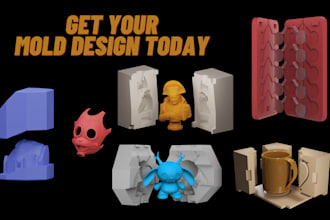 do mold design for 3d printing and manufacturing