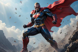 raw your favorite cartoon character or superhero character
