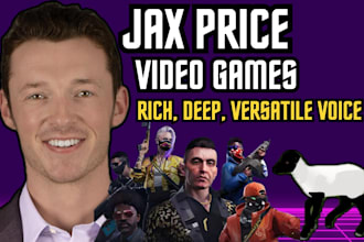 voice video game character with rich deep versatile voice