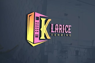 design unique vending machine logo for your business