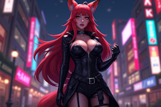 do anime art, nsfw, fanart, furry character, manga  art
