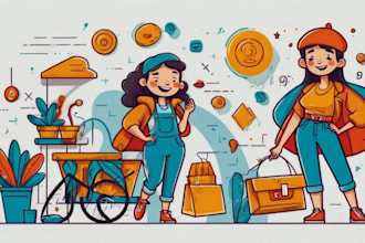 design character vector illustrations for commercial use
