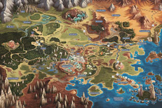 create maps for your fantasy game, book and projects