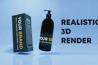 make 3d product rendering with blender