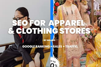 seo for ecommerce, woocommerce, and shopify apparel and clothing stores
