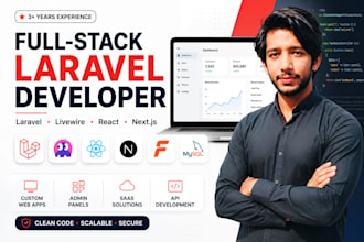 build a custom laravel CRM, erp, or admin panel with livewire and filament