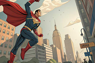 create comic book and custom illustration