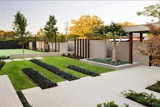 design 3d backyard, front yard, garden as a landscape architect mep drawing