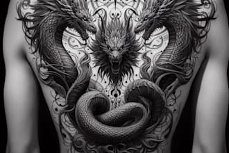create a unique and custom tattoo design
