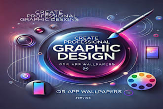 create professional graphics designs or app wallpaper