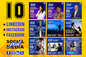 design social media post and ad creatives