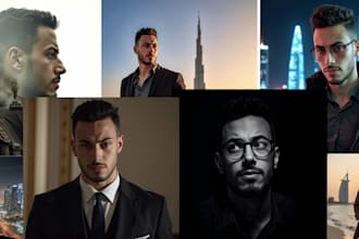 make professional profile picture design using ai