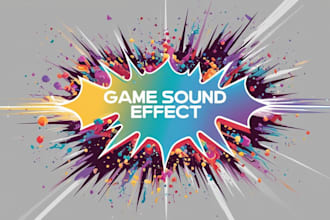 produce a sound effect and background music for your games