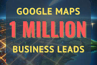 scrape up to 1 million businesses from google maps