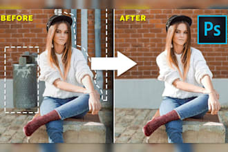 remove unwanted objects or people from photos