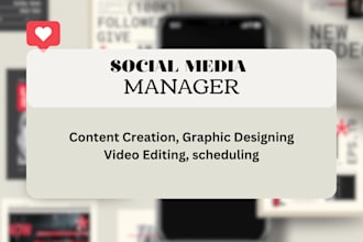 be your social media manager and personal assistant