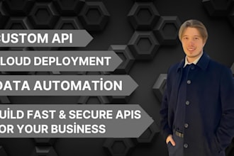build and integrate rest apis, webhooks and backend services
