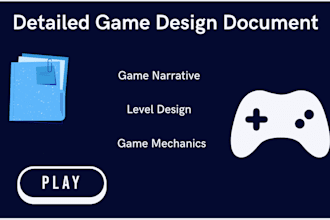 create a detailed game design document gdd