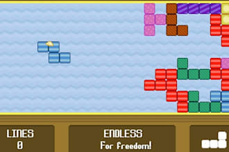 develop 2d game flappy bird style endless game